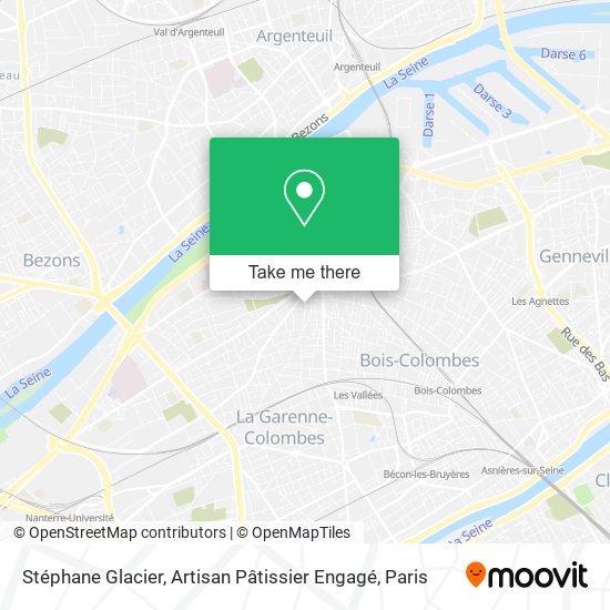 Stéphane Glacier, Artisan Pâtissier Engagé map