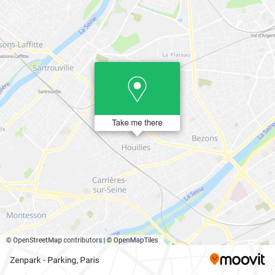 Mapa Zenpark - Parking