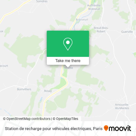 Station de recharge pour véhicules électriques map