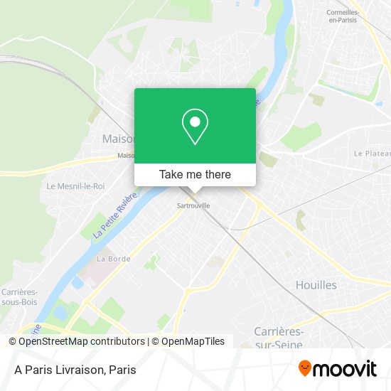 Mapa A Paris Livraison