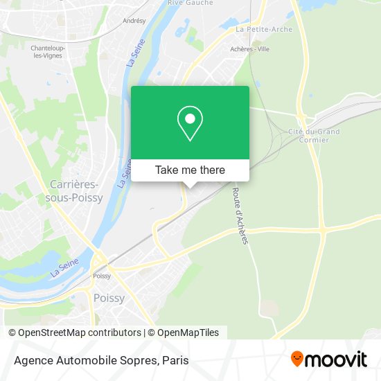 Agence Automobile Sopres map