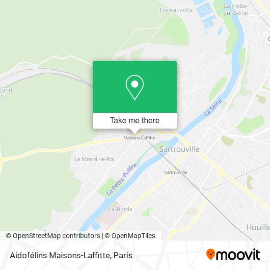 Mapa Aidofélins Maisons-Laffitte