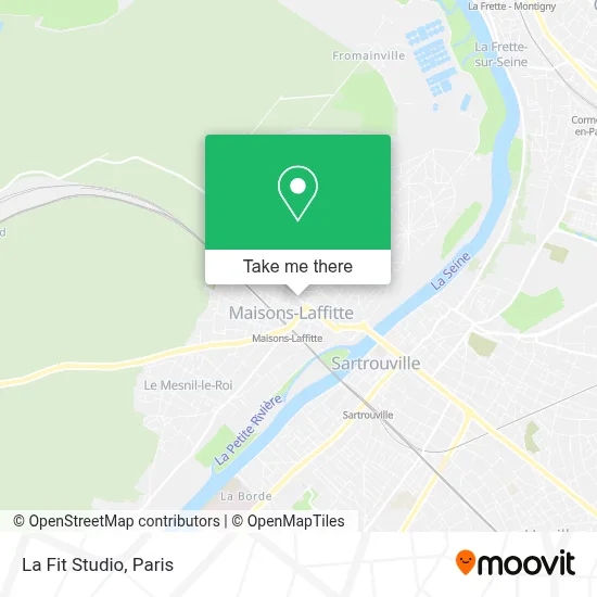 La Fit Studio map