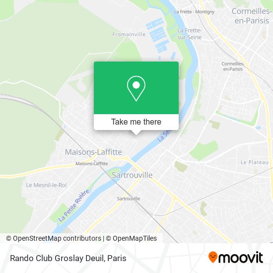 Rando Club Groslay Deuil map
