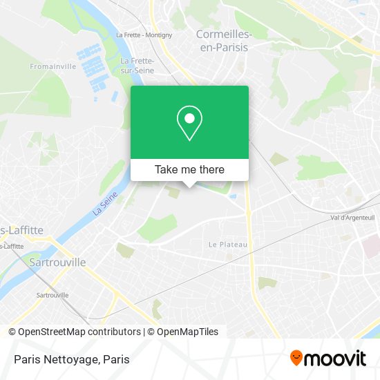 Mapa Paris Nettoyage