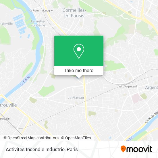 Activites Incendie Industrie map