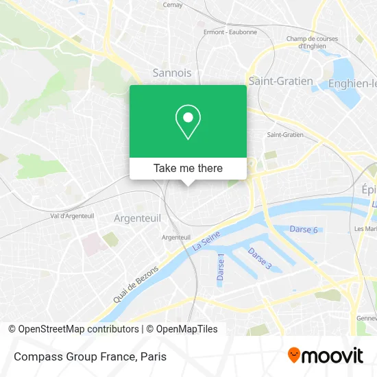 Compass Group France map