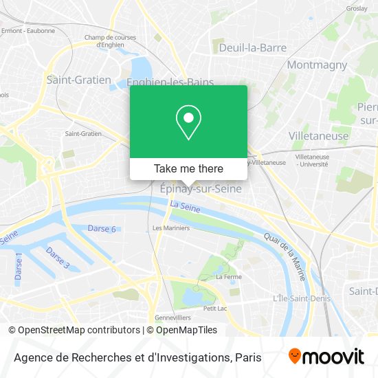 Agence de Recherches et d'Investigations map