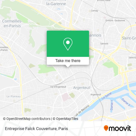 Entreprise Falck Couverture map