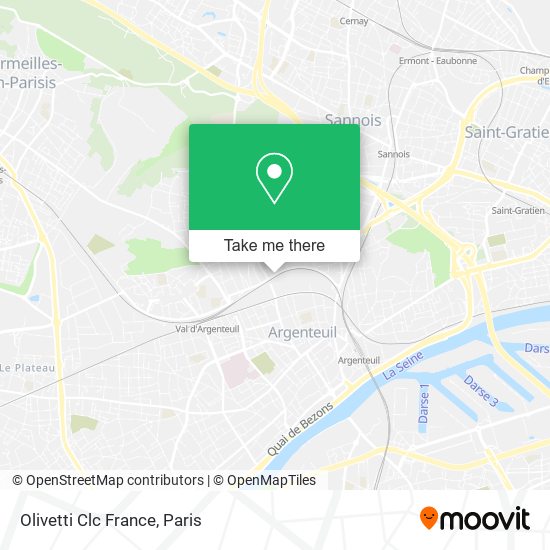Olivetti Clc France map