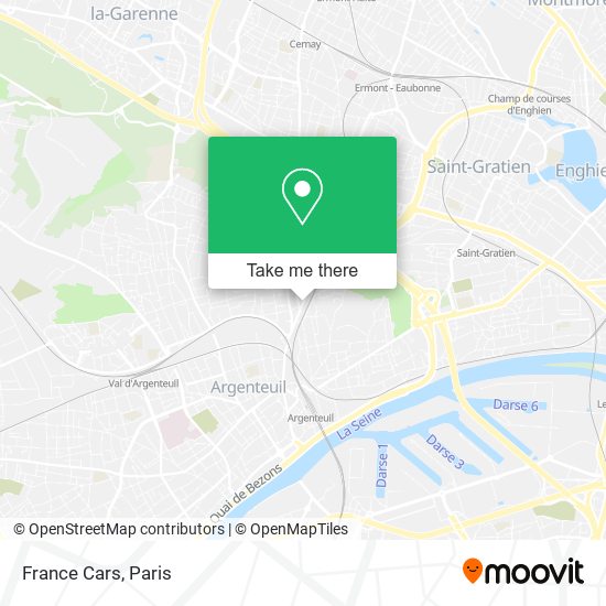 France Cars map