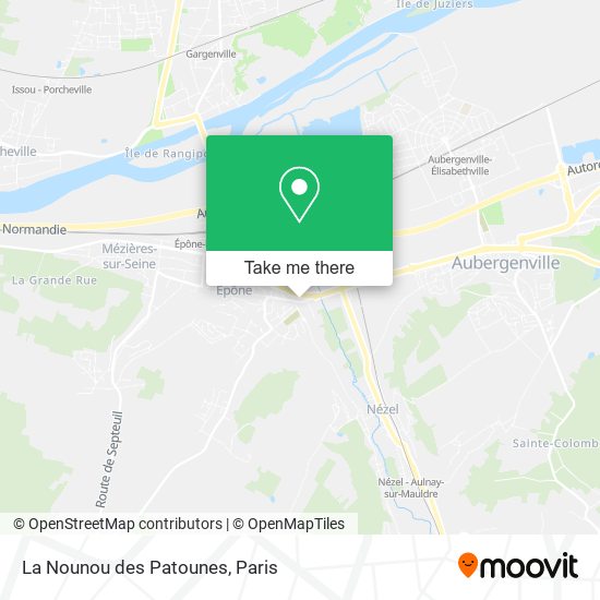 La Nounou des Patounes map