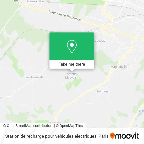 Station de recharge pour véhicules électriques map