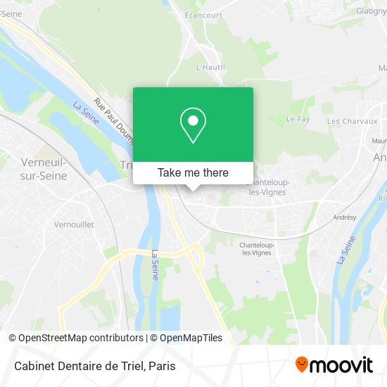 Cabinet Dentaire de Triel map