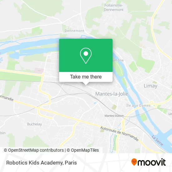 Robotics Kids Academy map