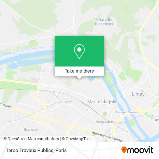 Terco Travaux Publics map