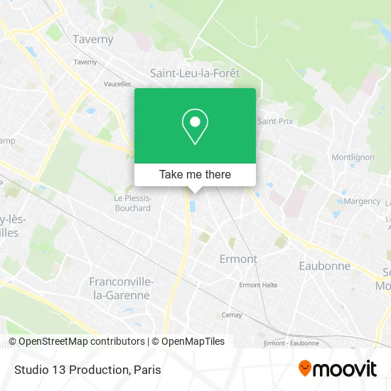 Studio 13 Production map
