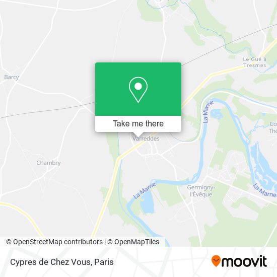 Cypres de Chez Vous map