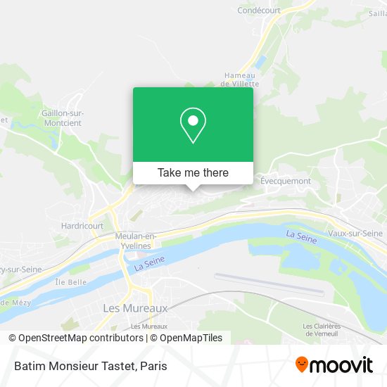 Batim Monsieur Tastet map