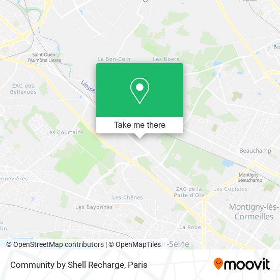 Community by Shell Recharge map