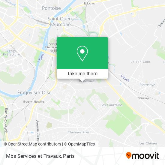 Mbs Services et Travaux map