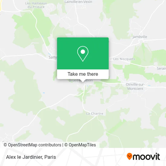 Alex le Jardinier map