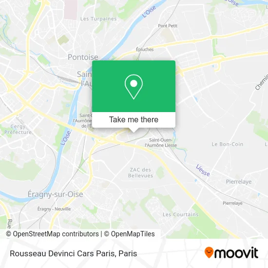 Rousseau Devinci Cars Paris map