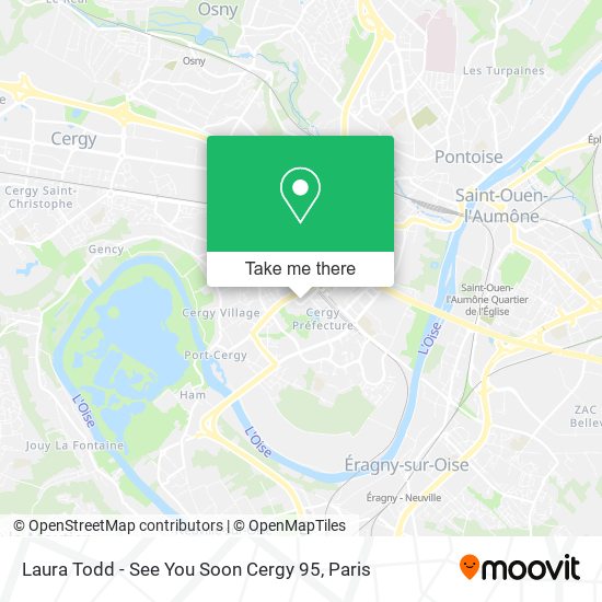 Mapa Laura Todd - See You Soon Cergy 95