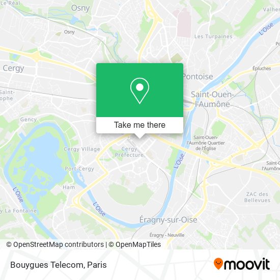 Mapa Bouygues Telecom