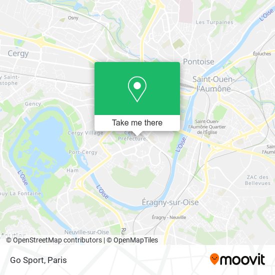 Go Sport map