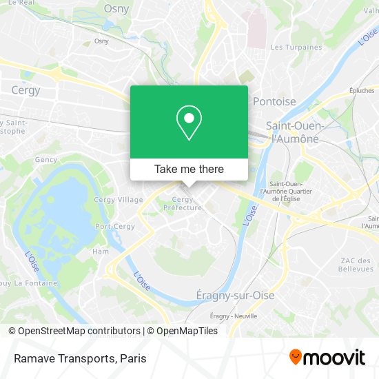 Ramave Transports map