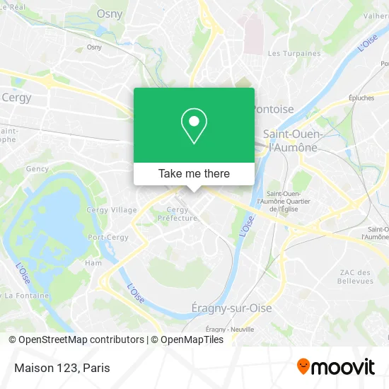 Maison 123 map