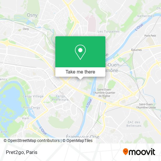 Pret2go map