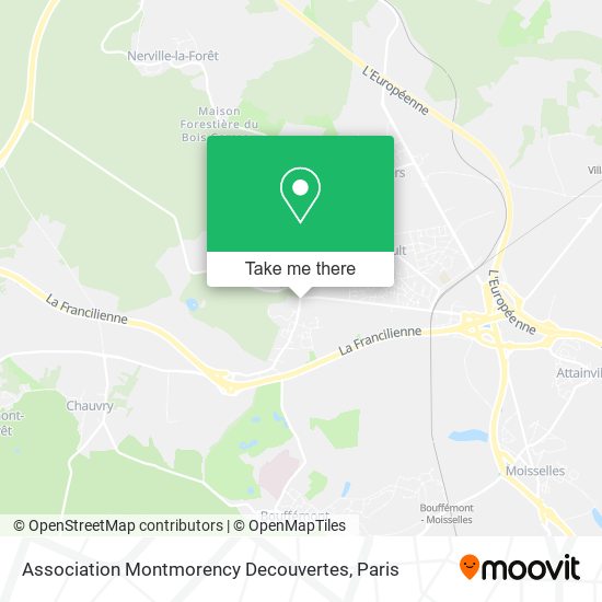 Mapa Association Montmorency Decouvertes