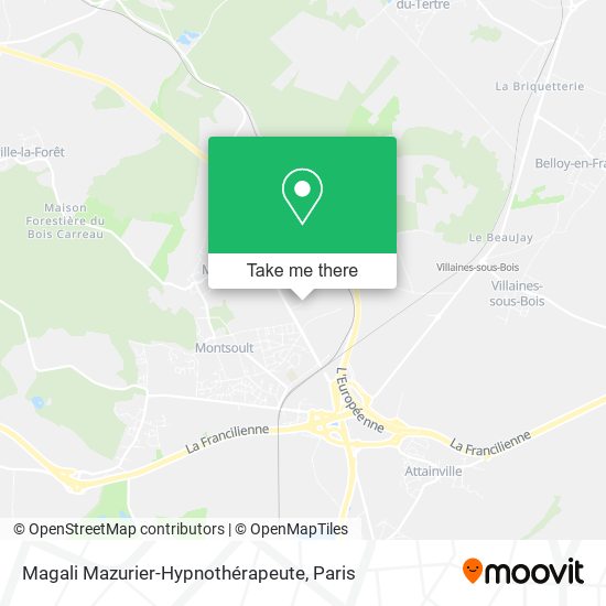 Magali Mazurier-Hypnothérapeute map