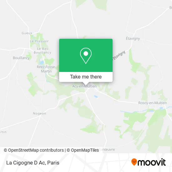 La Cigogne D Ac map