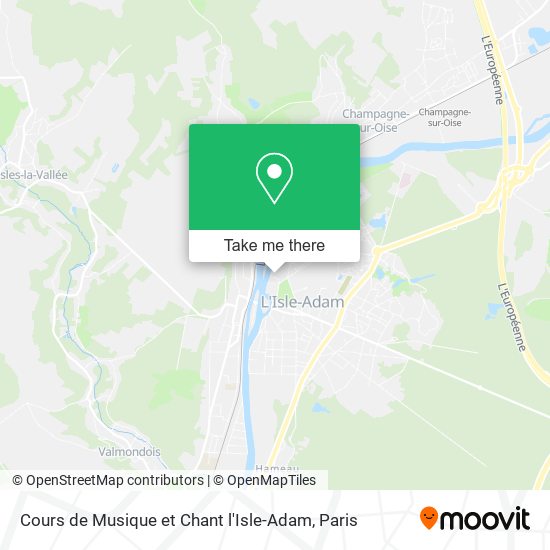 Cours de Musique et Chant l'Isle-Adam map