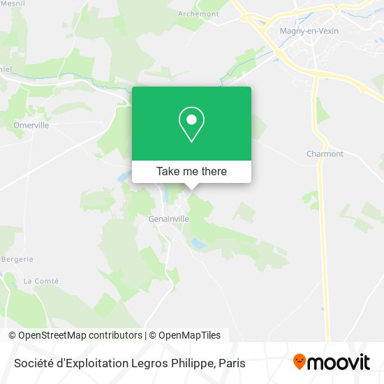 Mapa Société d'Exploitation Legros Philippe