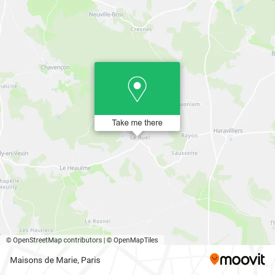 Maisons de Marie map