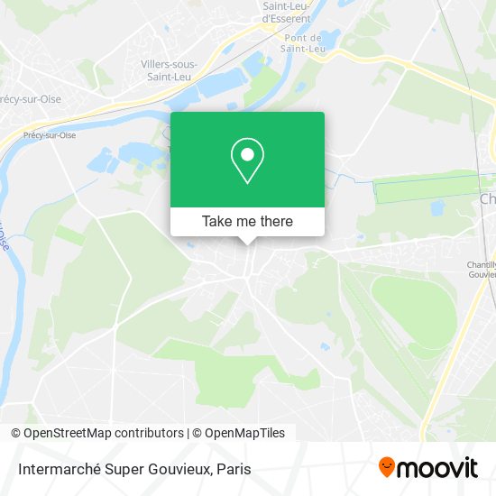 Mapa Intermarché Super Gouvieux