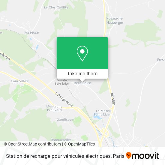 Mapa Station de recharge pour véhicules électriques