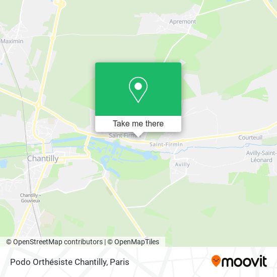 Podo Orthésiste Chantilly map