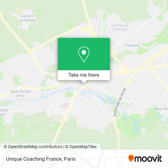 Unique Coaching France map