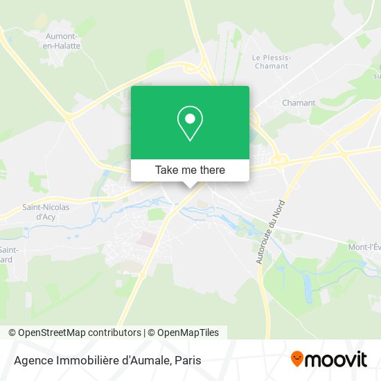 Mapa Agence Immobilière d'Aumale