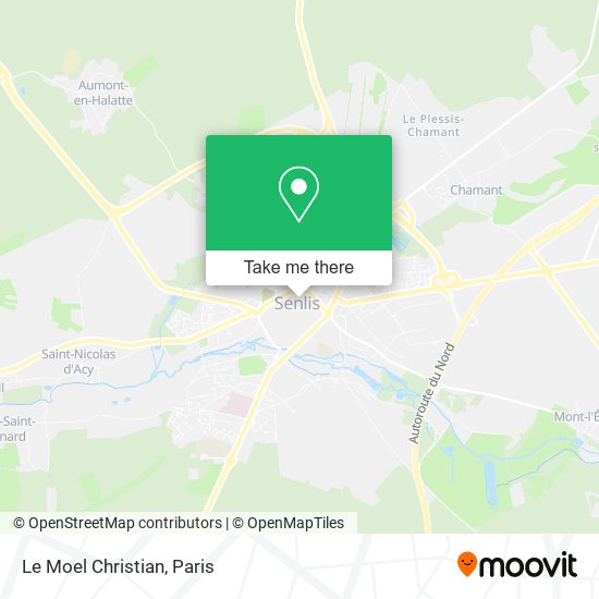 Mapa Le Moel Christian