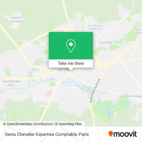 Denis Chevalier Expertise Comptable map