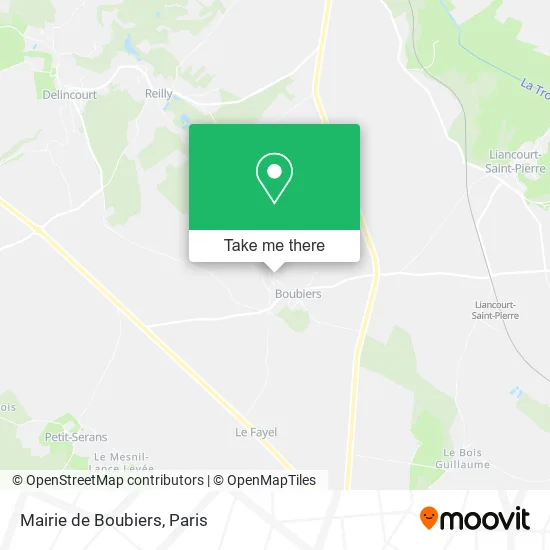 Mairie de Boubiers map