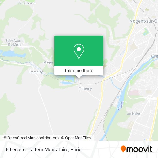 E.Leclerc Traiteur Montataire map