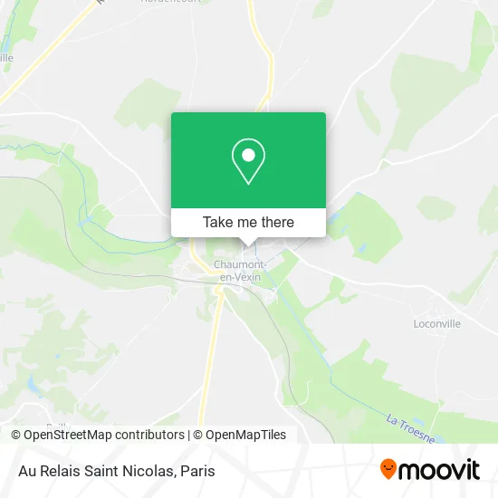 Au Relais Saint Nicolas map