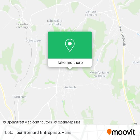 Letailleur Bernard Entreprise map